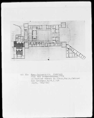 Ehemalige Kurfürstliche Residenz, Plan des Erdgeschosses
