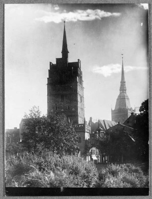 Rostock, Kröpeliner Tor : Rostock. Blick zum Kröpeliner Tor
