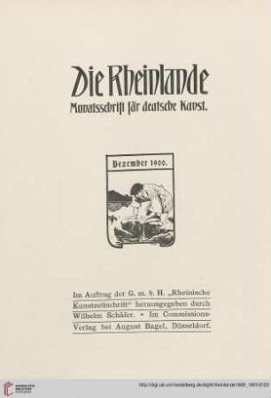 Heft 3 (Dezember 1900)