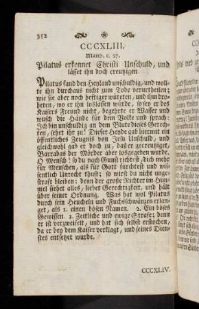352-356, Matth. c. 27; Joh. c. 19; ...