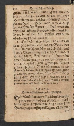 XXXVI. Der wunderlich entdeckte Diebstal.