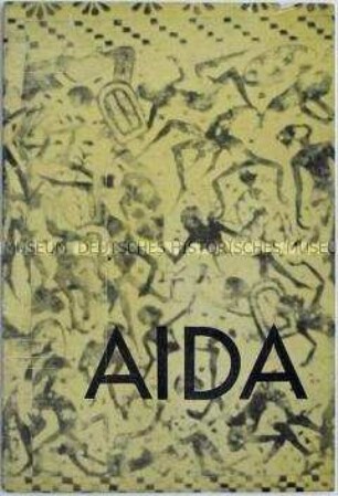 Programmheft der städtischen Theater Karl-Marx-Stadt zu der Oper "Aida"