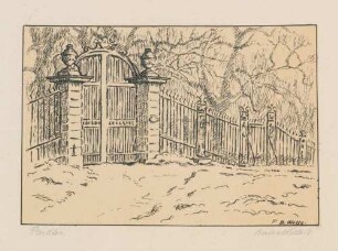 Parktor [zum Schlossgarten]