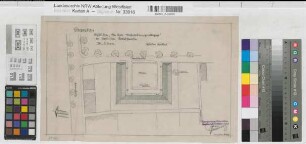 Münster (Münster) Wohnhäuser Karlstraße Lageplan 1946 1 : 500 22 x 36,5 Gemeinnützige Wohnstättengesellschaft Münsterland Wohnungsgesellschaft Münsterland