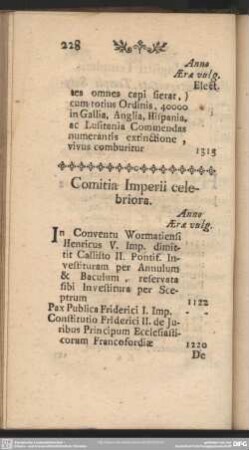 Comitia Imperii celebriora