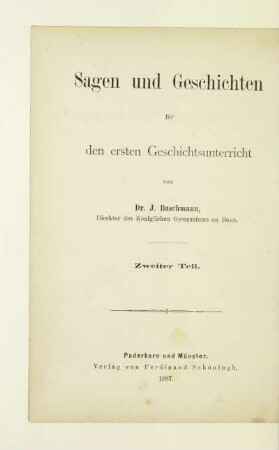 Teil 2: Deutsche Sagen und Geschichten aus dem Mittelalter