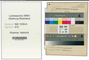 Entnazifizierung Heinrich Kloenne , geb. 13.07.1900 (Schweisser)
