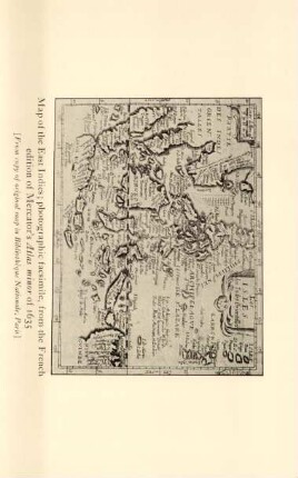 Map of the East Indies; photographic facsimile, from French edition of Mercator's Atlas minor 1635