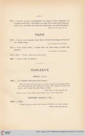 Tapis (Nr. 1293 - 1298)