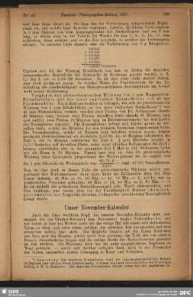 Unser November-Kalender