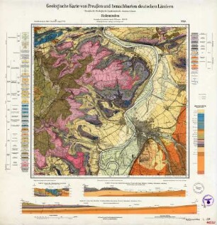 [4122] Holzminden, Geologische Karte von Preußen und benachbarten deutschen Ländern