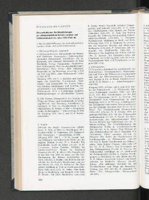 Die periodischen Veröffentlichungen zur schleswig-holsteinischen Landes- und Volkstumskunde im Jahre 1973 (Teil Ia).