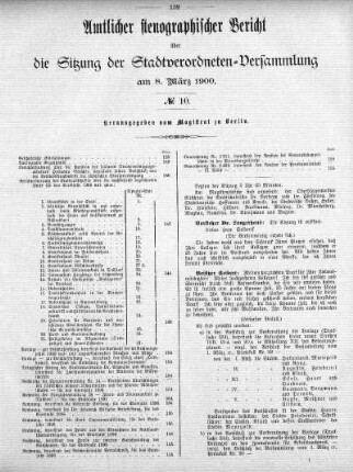 No. 10, 8. März 1900