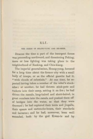 XLI. The deeds of Heang-Yung and Ke-Shen