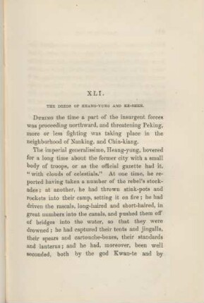 XLI. The deeds of Heang-Yung and Ke-Shen