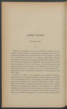 Jorge Isaacs - (Continuación)