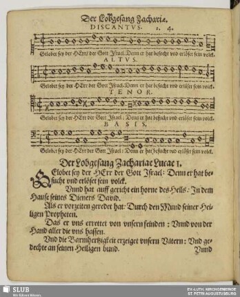 Gelobet sei der Herr der Gott Israel
