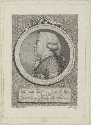 Bildnis des Friedrich Karl Freyherr von Moser