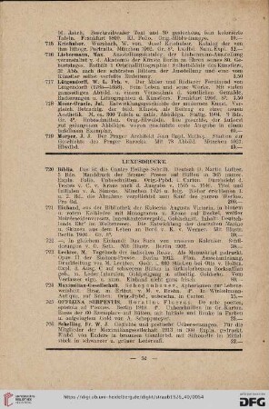 Luxusdrucke (Nr. 720-726)