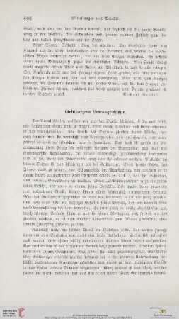 Grillparzers Lebensgeschichte