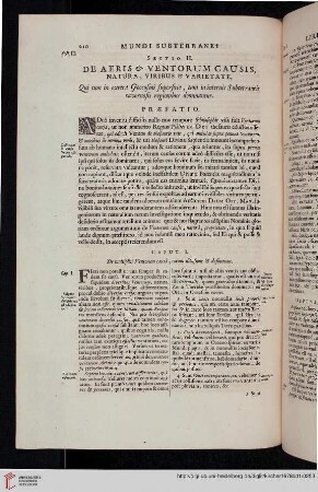 Sectio II: De aeris & ventorum causis, natura, viribus & varitate [...]