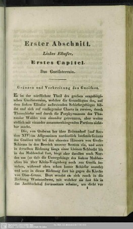 Erster Abschnitt. Linkes Elbufer