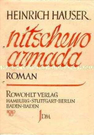 Sonderdruck des Romans "Nitschewo Armada" von Heinrich Hauser