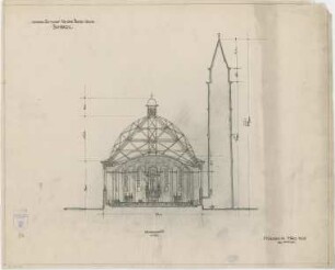 Bestelmeyer, German; Bamberg (Bayern); Ev. Erlöserkirche - Querschnitt