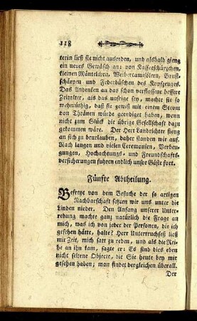 Fünfte Abtheilung. - Neunte Abtheilung.