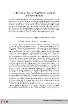 1. Domkirchen zwischen Regnum und Sacerdotium