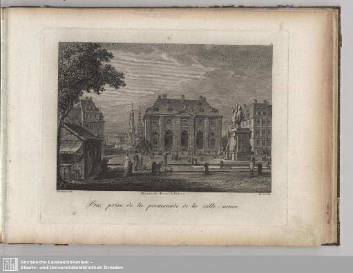 Vue, prise de la promenade de la ville-neuve