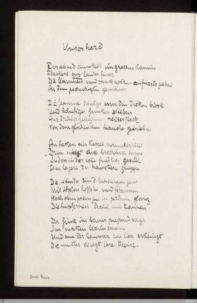 Unser herd : [SW I: H4]; [SW I, S. 61/123]
