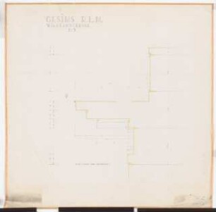 Reichsluftfahrtministerium, Berlin: Hauptgesims: Schnitt 1:5