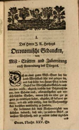 Oeconomische Nachrichten. 3. 1751