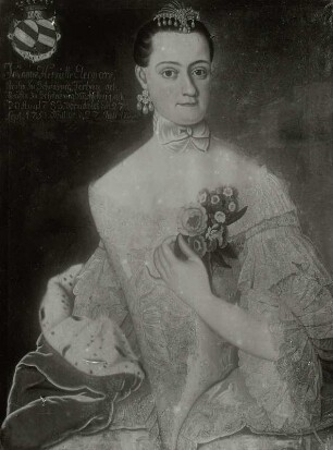 Johanna Henriette Sophia Gräfin von Schönburg : Porträt von Johanna Henriette Sophia Gräfin von Schönburg-Förbau, geb. Gräfin von Schönburg-Forderglauchau und Wechselburg