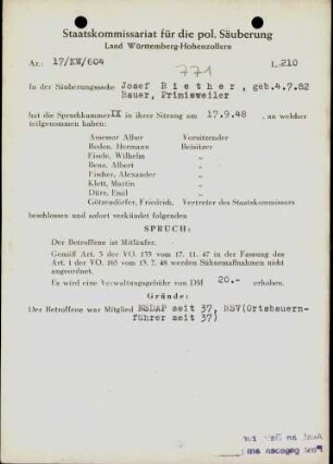Riether, Josef