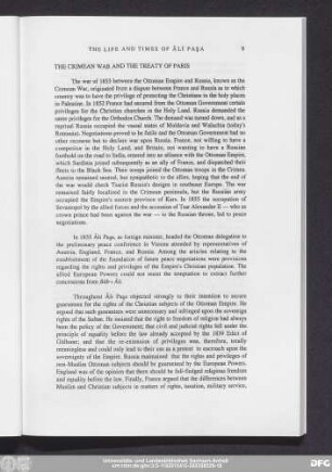 The Crimean War And The Treaty Of Paris