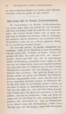 32-51 Noch einmal über die Berliner Oktoberversammlung