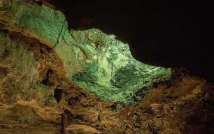 Spanien. Lanzarote. Cueva de los Verdes. Höhle