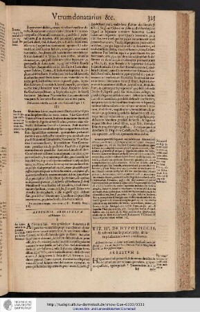 Liber XI. Titulus III.