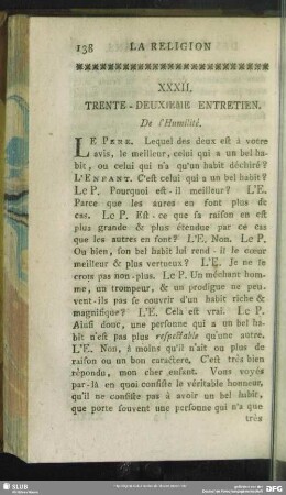 XXXII. Trente-Dexieme Entretien