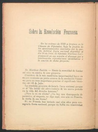 Sobre la Revolución Francesa