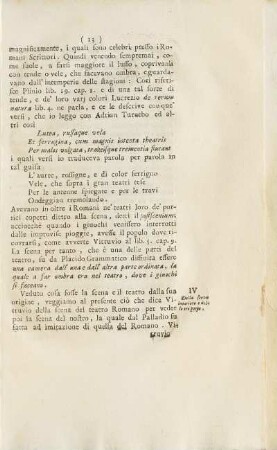 IV. Della scena interiore e delle tre porte