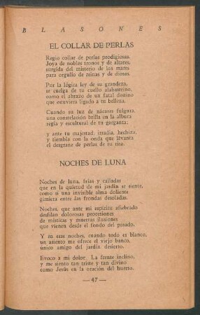 El collar de perlas