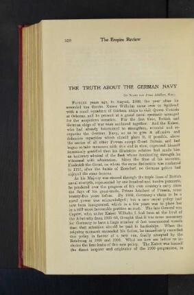 The Truth About the German Navy.