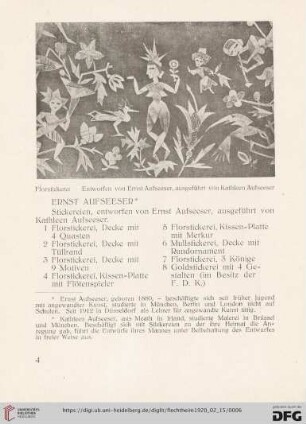 Ernst Aufseeser (Nr.1-50)