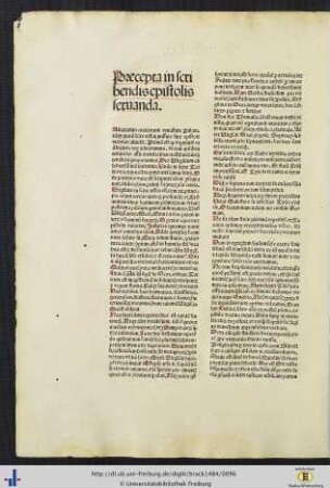 Precepta in scribendis epistolis servanda