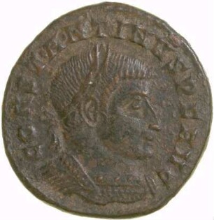 Münze, Follis, 312 - 313