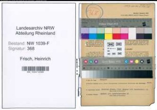 Entnazifizierung Heinrich Frisch , geb. 19.08.1910 (Bauunternehmer)