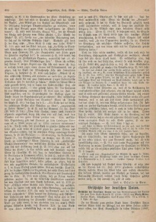 610-617 Geschichte der deutschen Union
